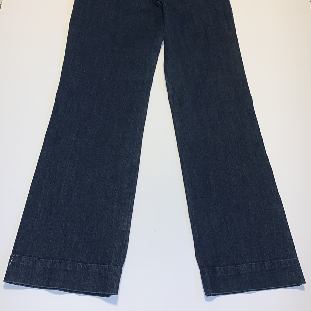 🆕 Banana Republic Dark Blue Trouser Jeans - Women’s Size 27P / 4P - Picture 5 of 7